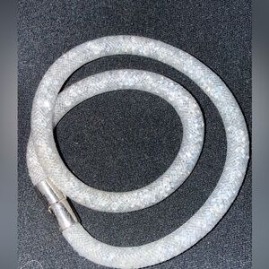 Swarovski gray/silver wrap choker or bracelet